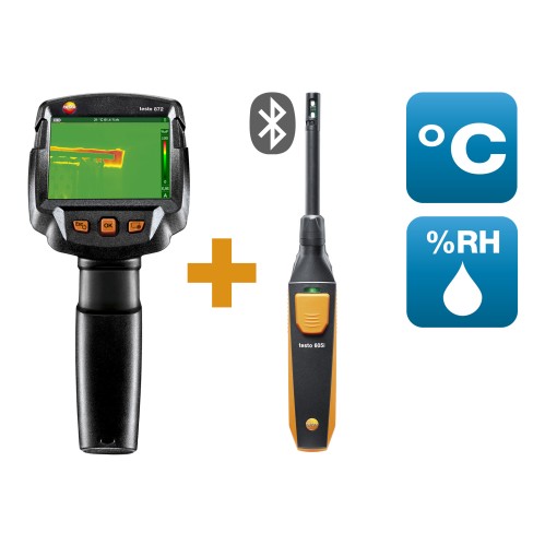 Σετ διάγνωσης κτιρίων testo 872s & testo 605i